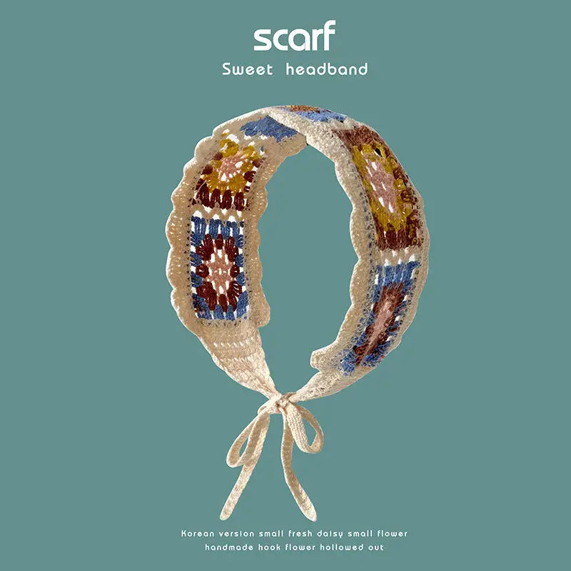 Flower Crochet Headband