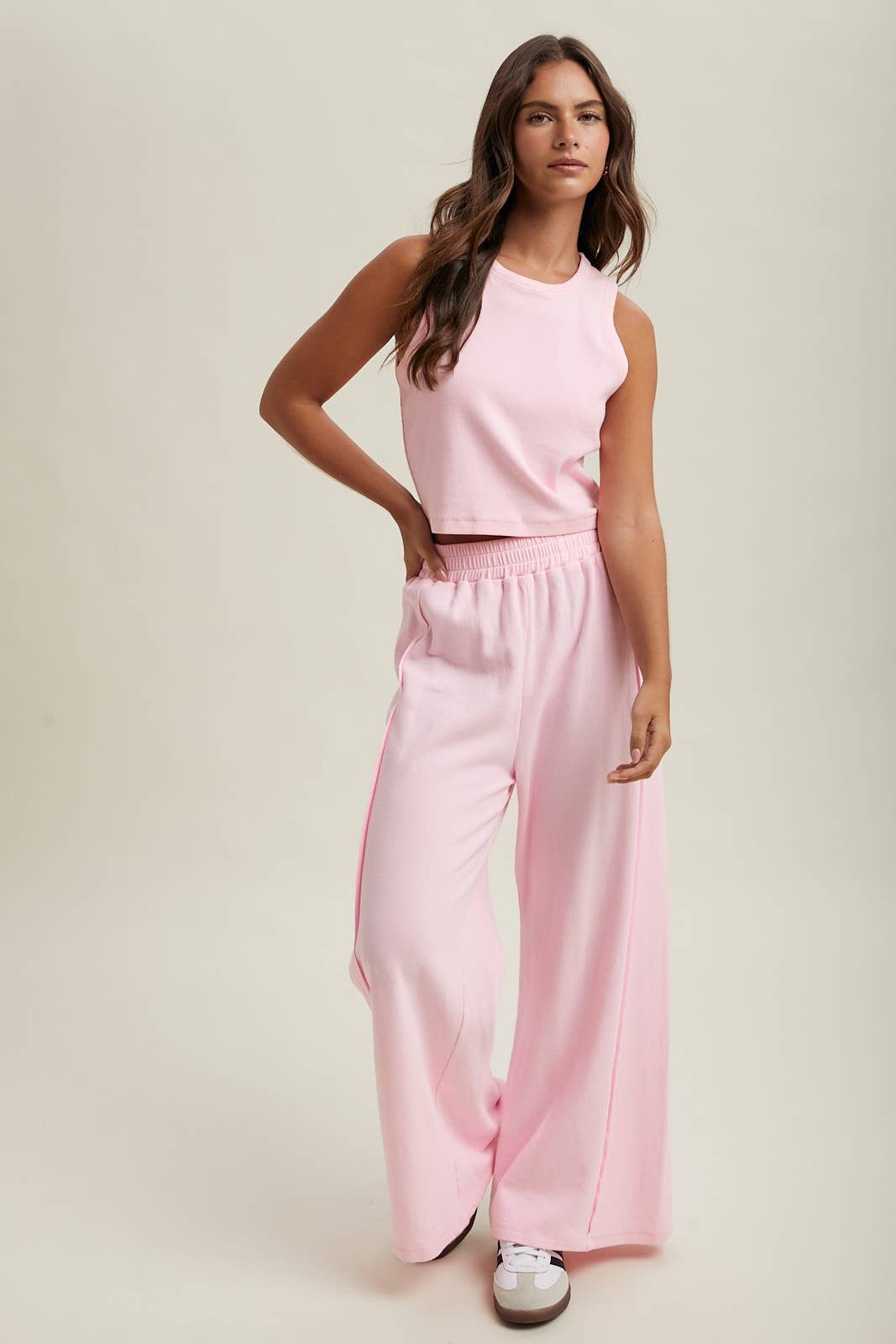 Knit Tank & Palazzo Pants Set (Sold Separately)