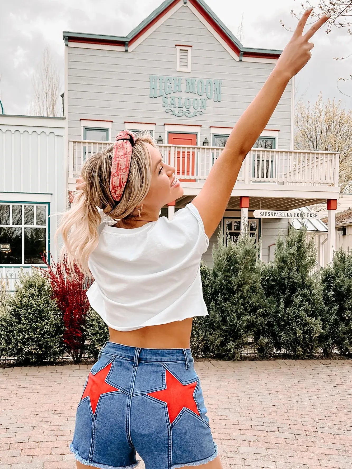 Denim shorts 2025 with stars