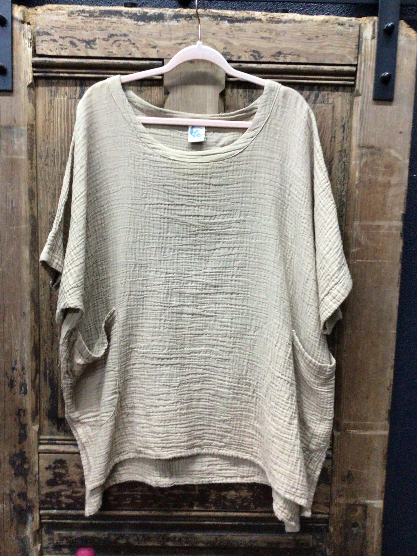 Jaded Gypsy Gauze Oversized Top