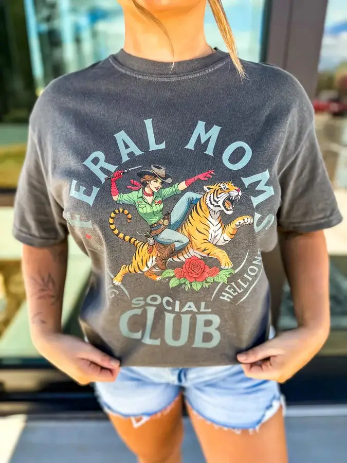 Feral Moms Pepper Graphic Tee