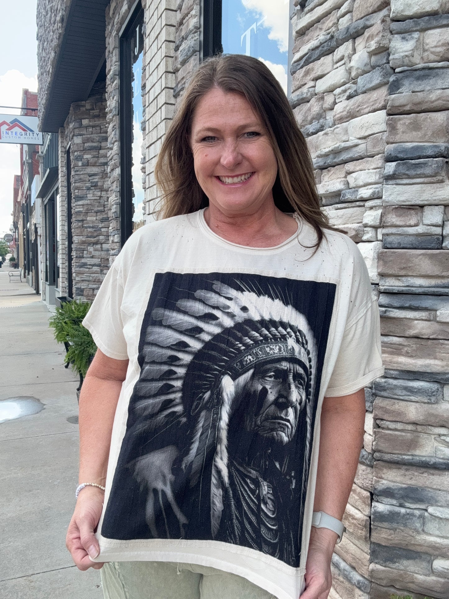 Linen Indian Chief Top