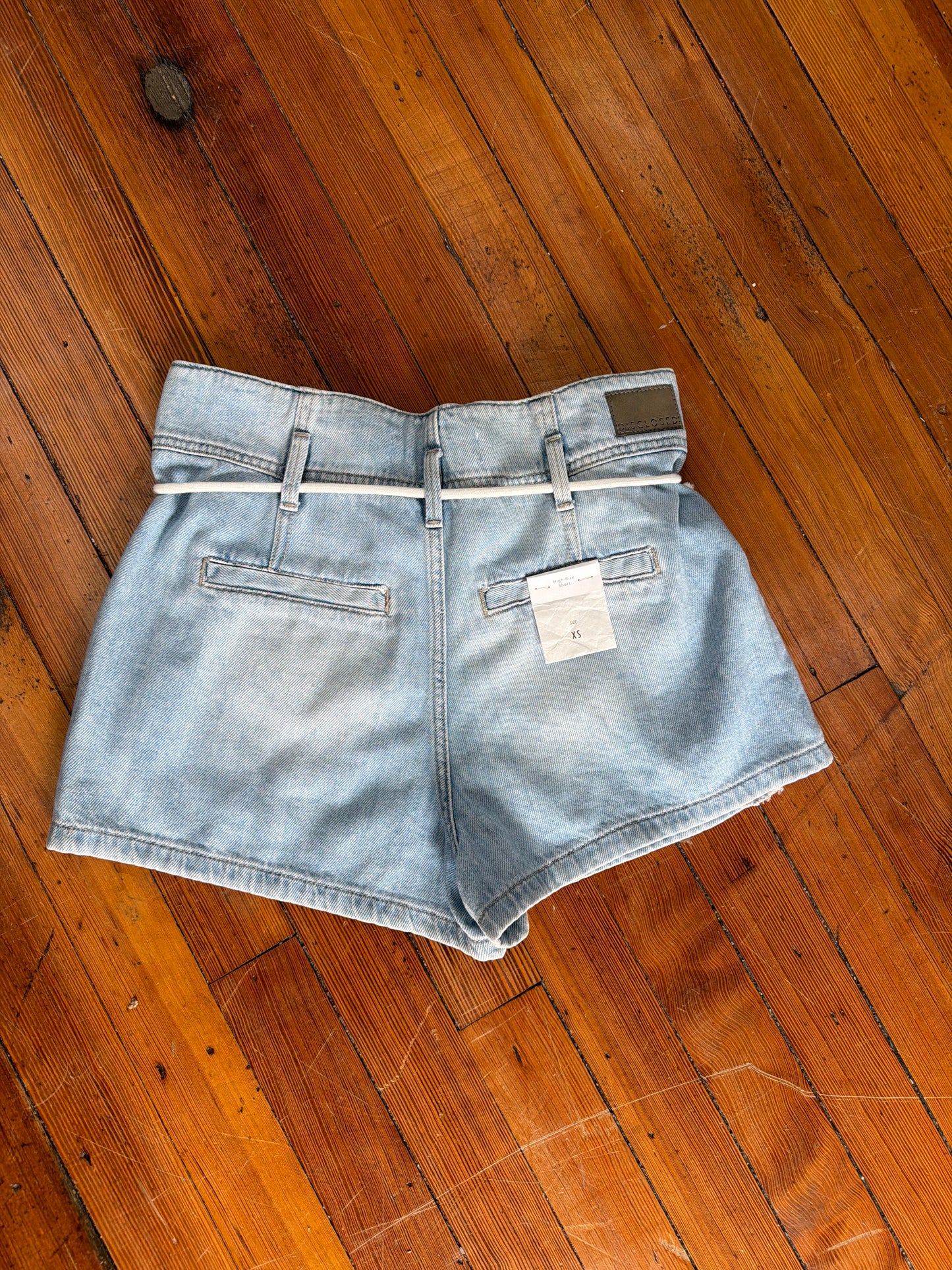 High-Rise Denim Short