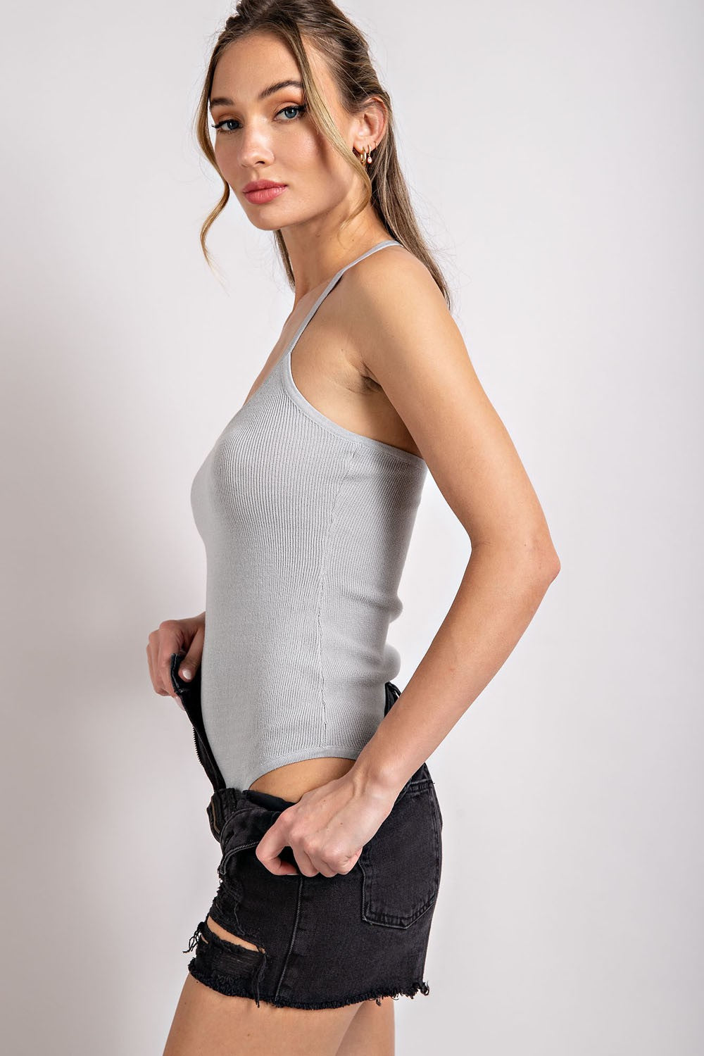 Racer Back Tank Top Bodysuit