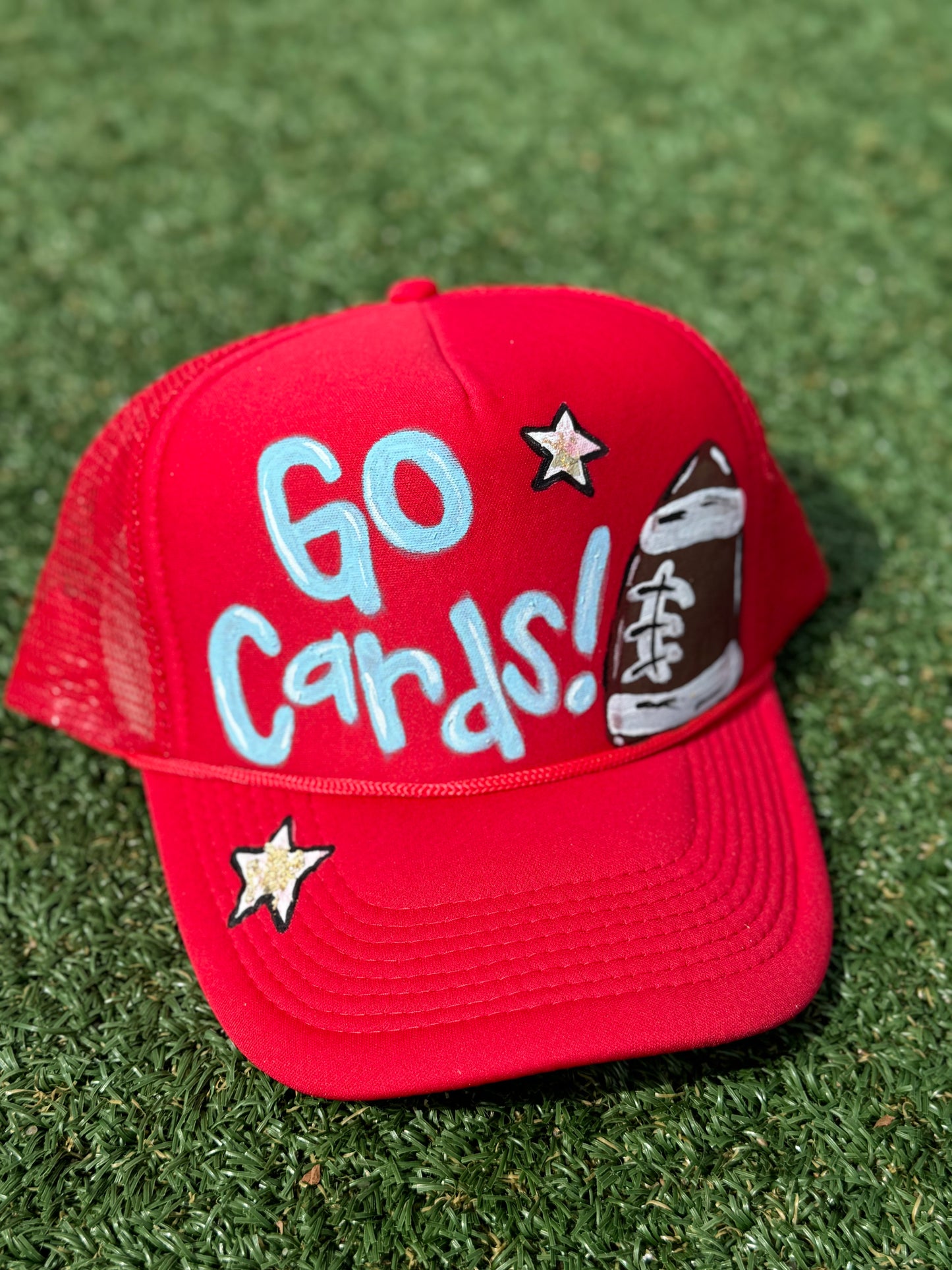 Go Cards Football Trucker Hat