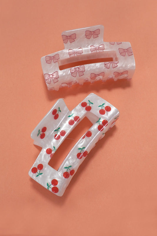Jumbo Rectangle Hair Claw Clip