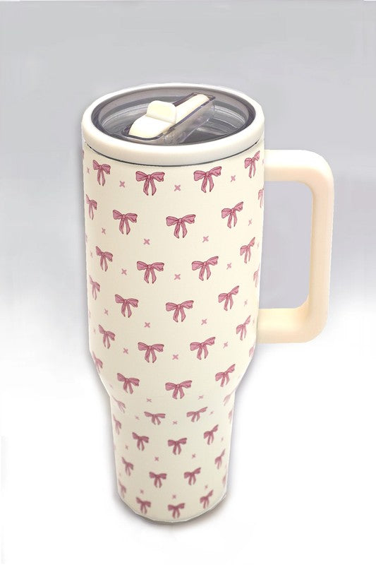 40oz Spill Free Stainless Steel Vacuum Tumbler