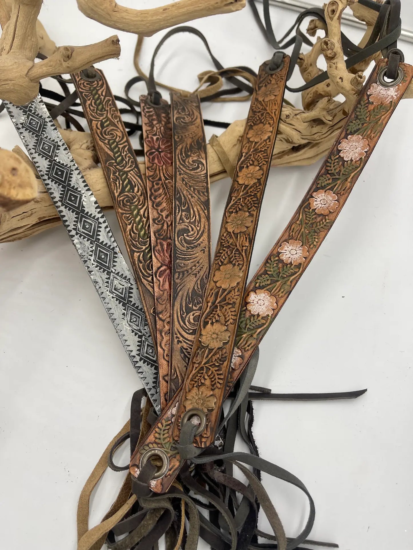 Bundle Hand Tooled Hatbands