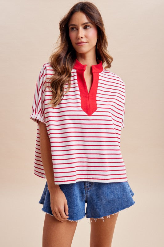 Dolman Sleeve Oversized Knit Top