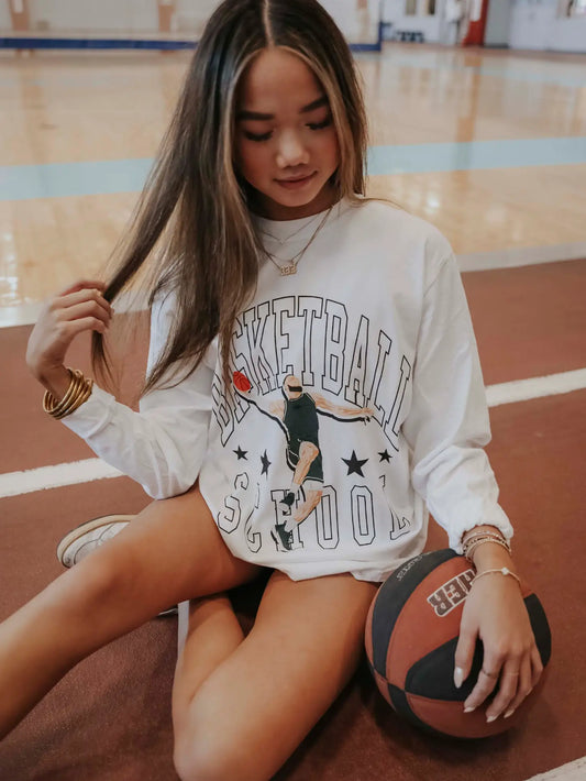 Basketball School Long Sleeve Tee