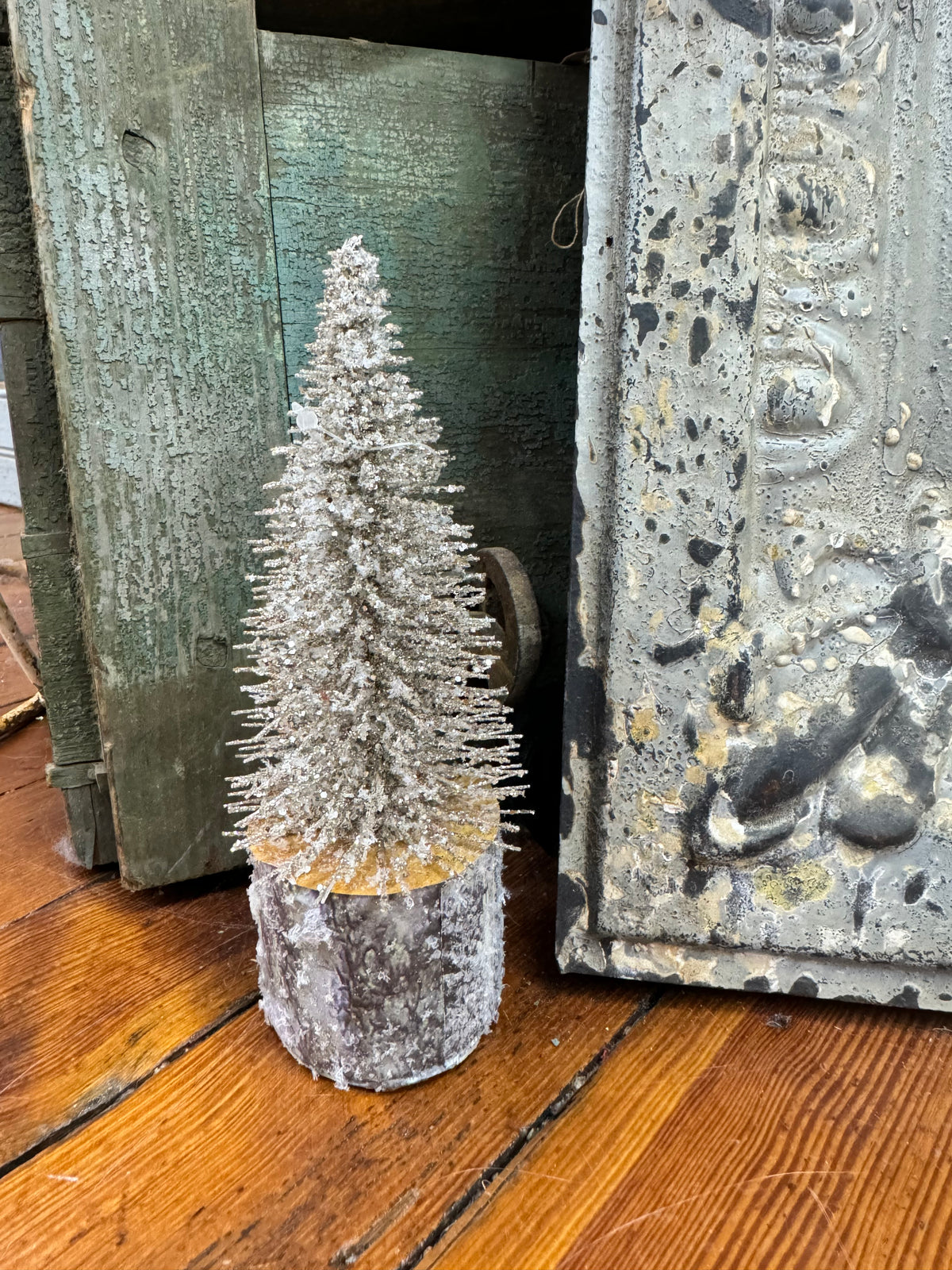 Small Snowy Glitter Christmas Tree