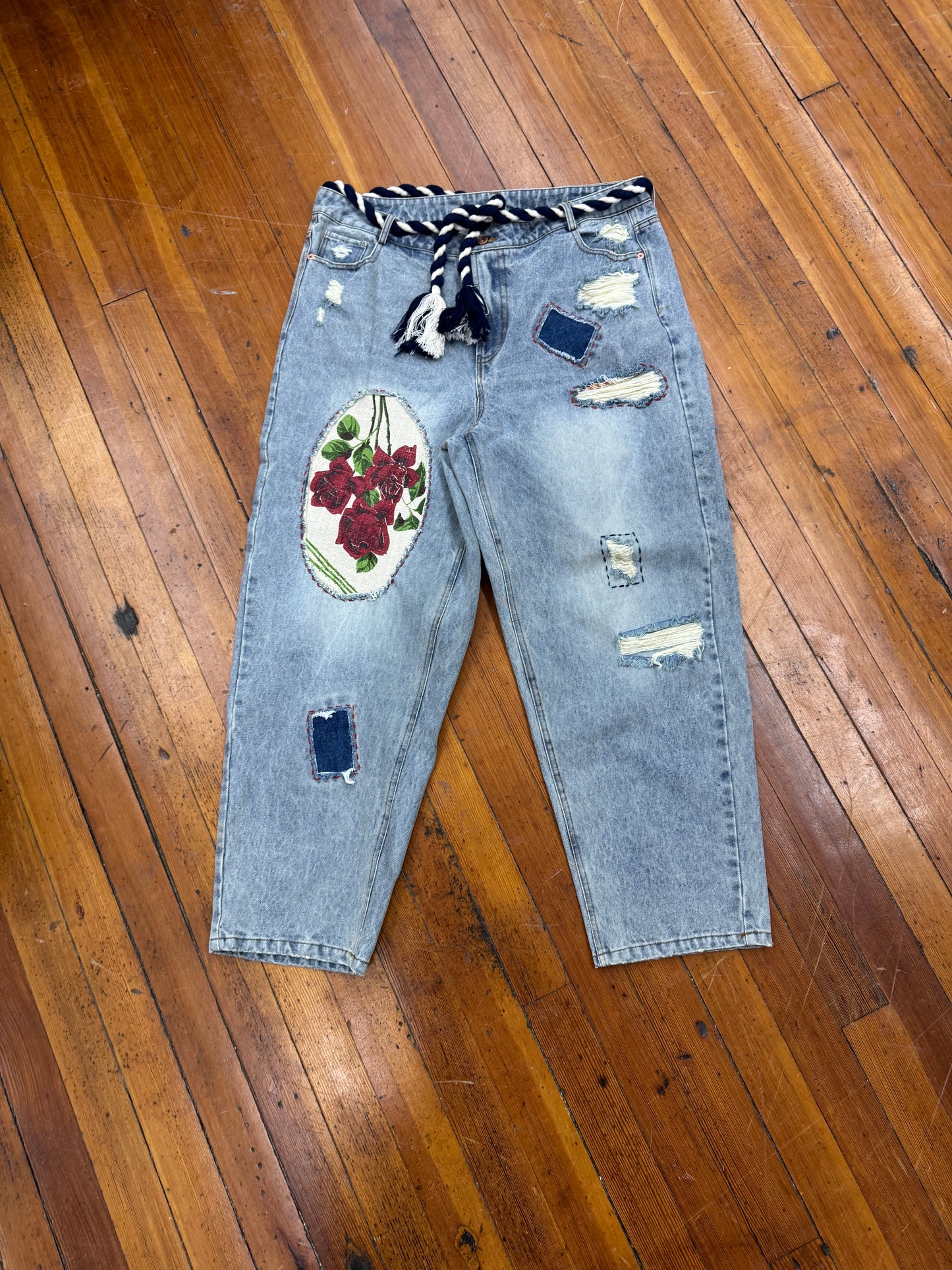 Jaded Gypsy Roses Patch Jeans