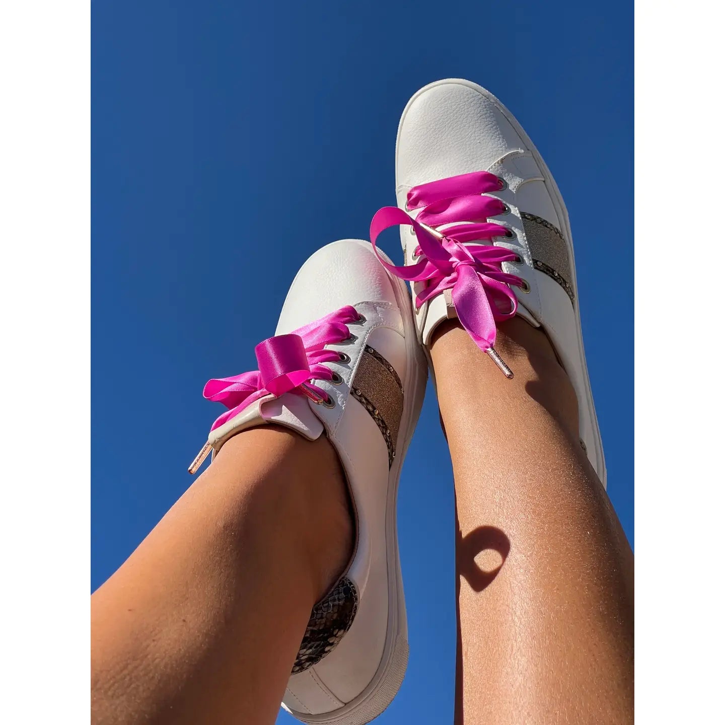 Pink Rose Silk - Shoelaces