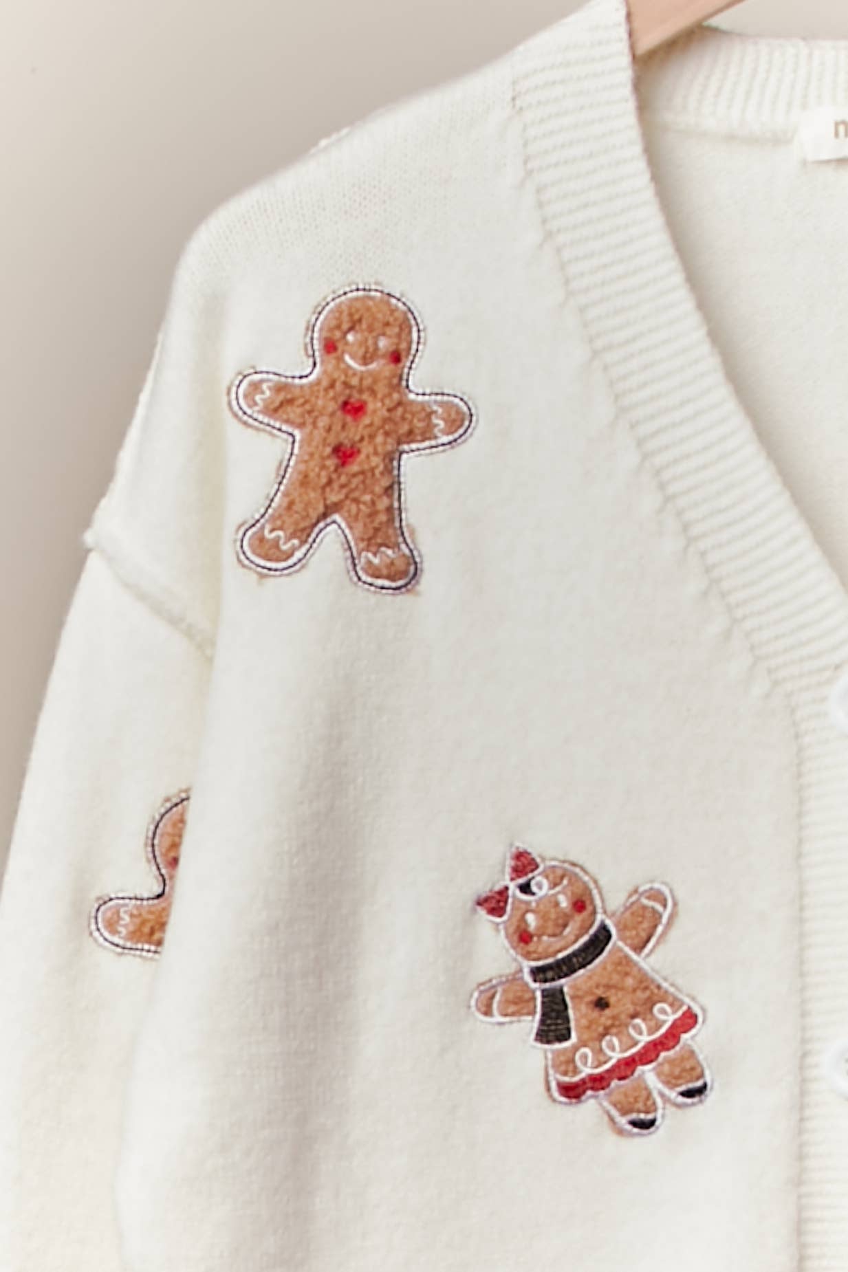 Gingerbread Patch Cardigan