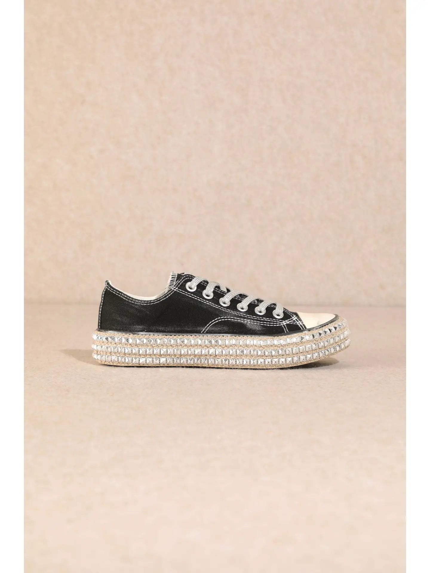 Billie Flat Sneaker - Black