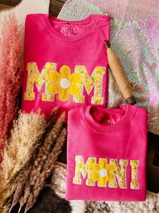 Mom and Mini Flower T-shirt