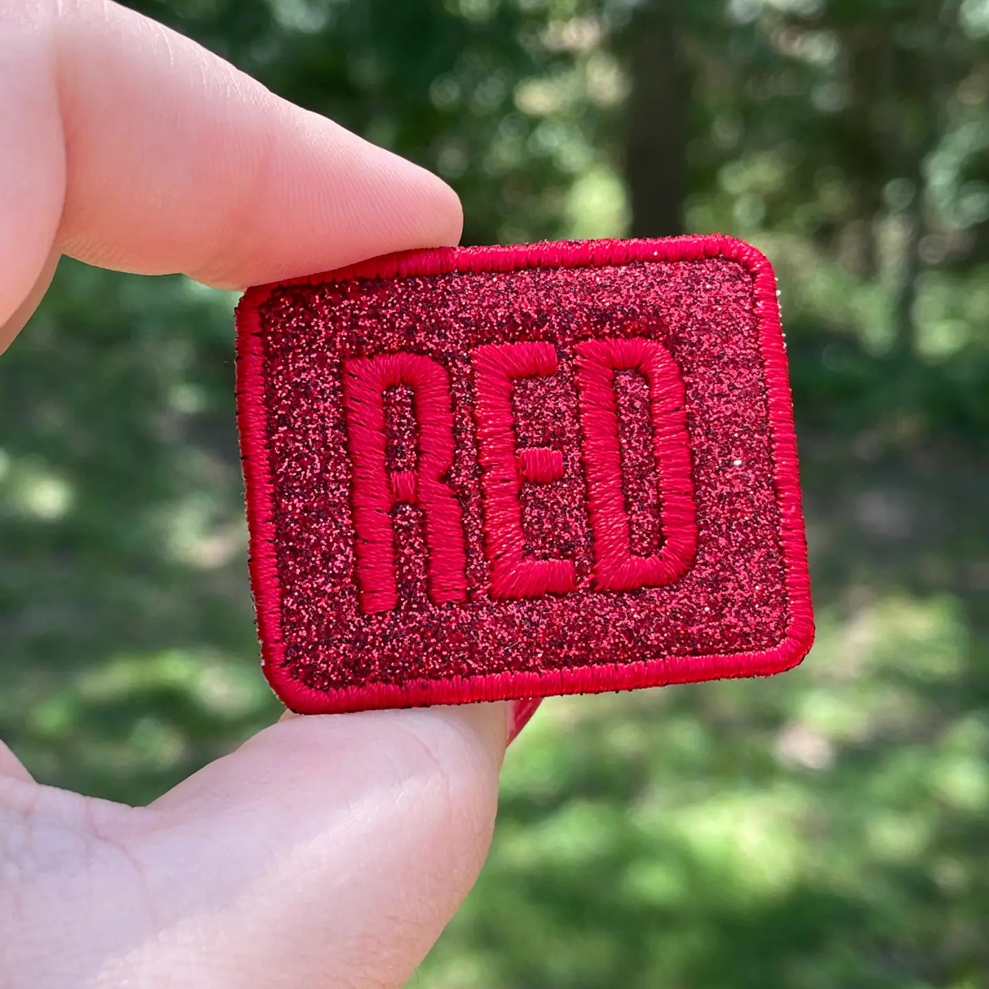 Swiftie “Red” Iron-On Patch