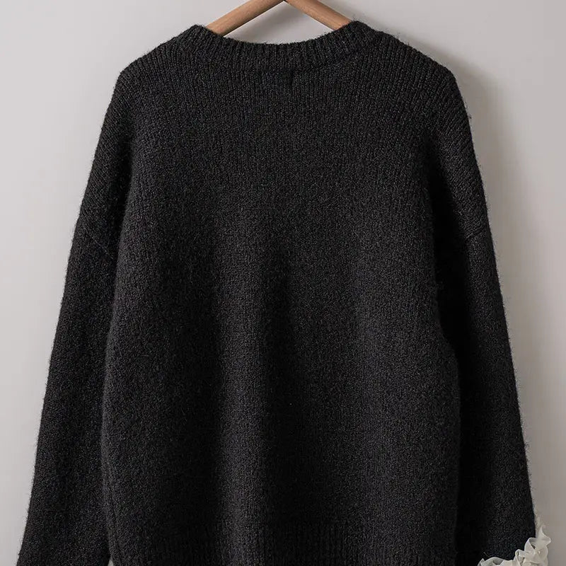 Bow Extravagance Crewneck Sweater