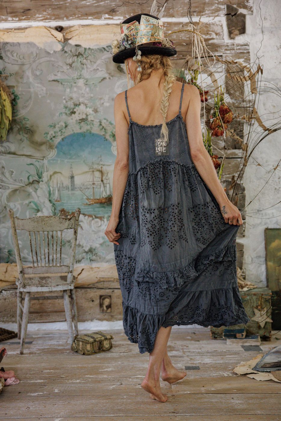 Magnolia Pearl Eyelet Emb Esti Cami Dress - Ozzy