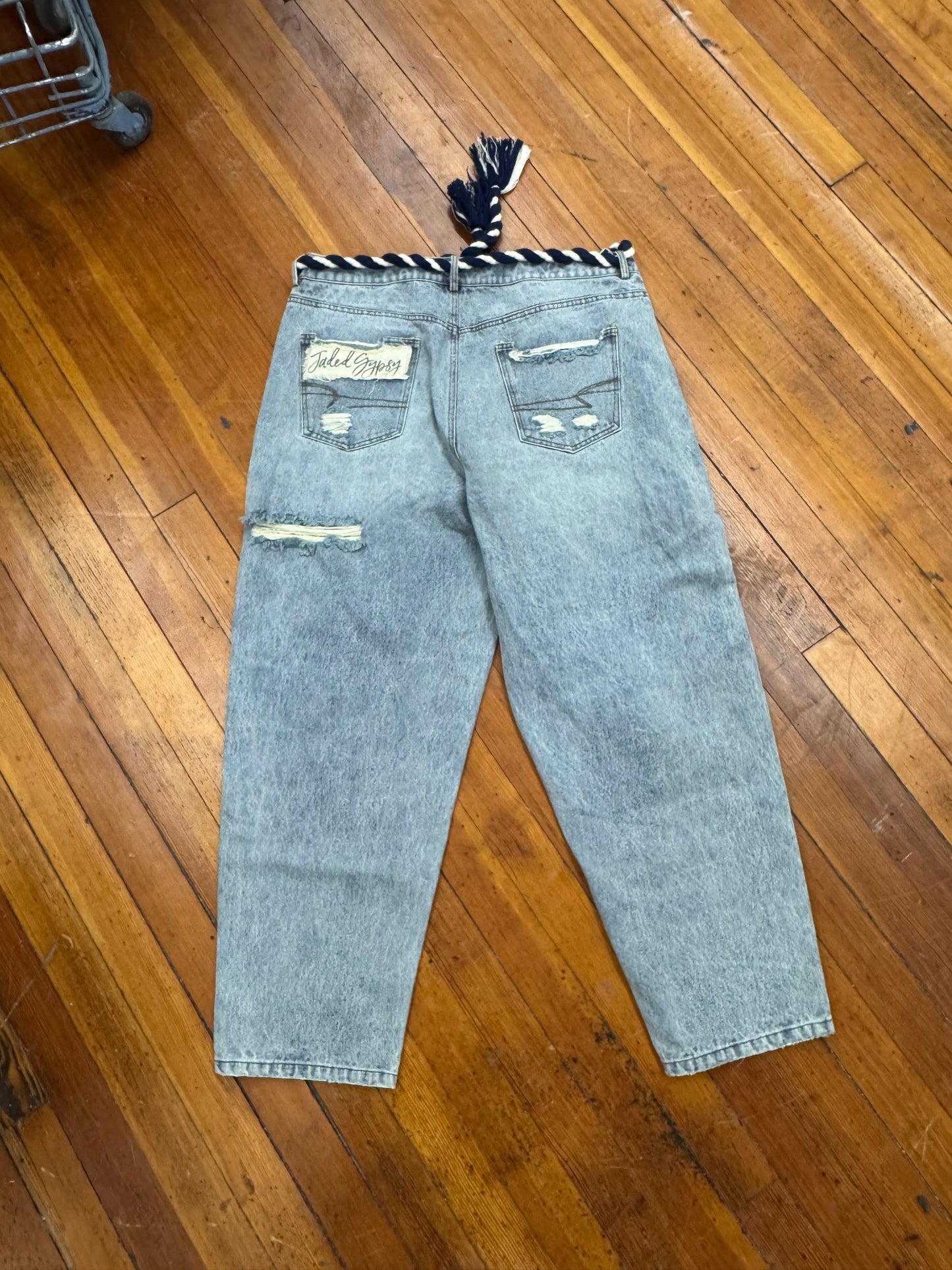 Jaded Gypsy Roses Patch Jeans