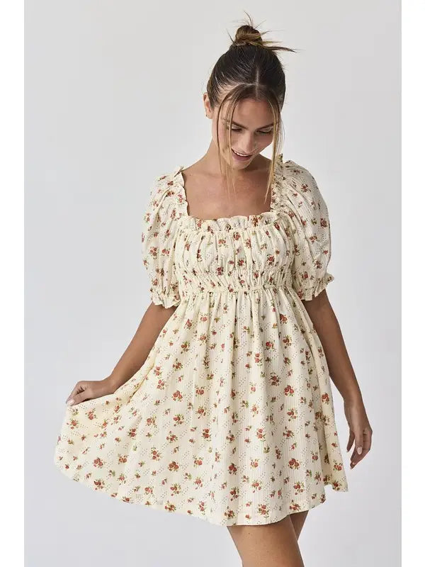 Emily Rose Babydoll Mini Dress