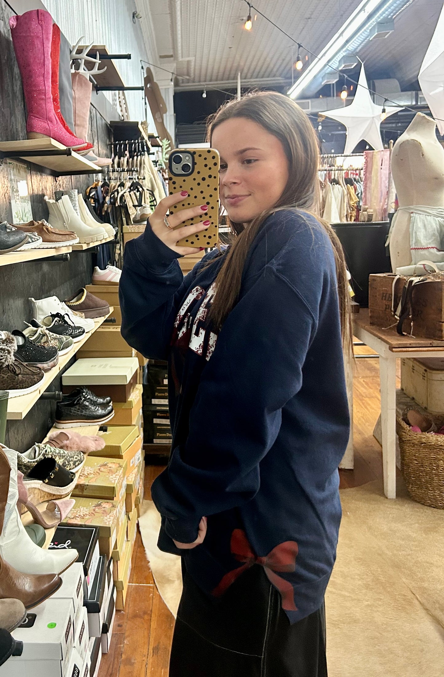 Eagles Bow Sweatshirt