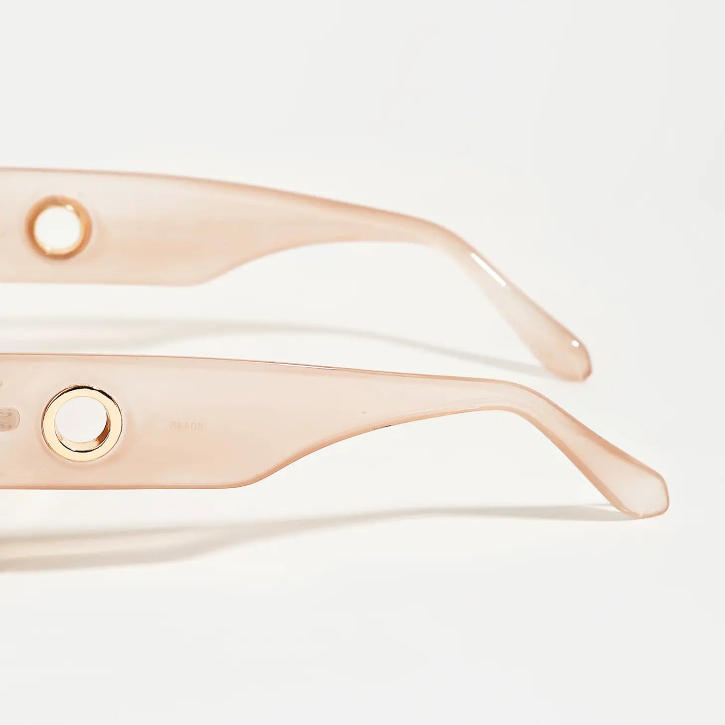 Acetate Square Frame Sunglasses Set