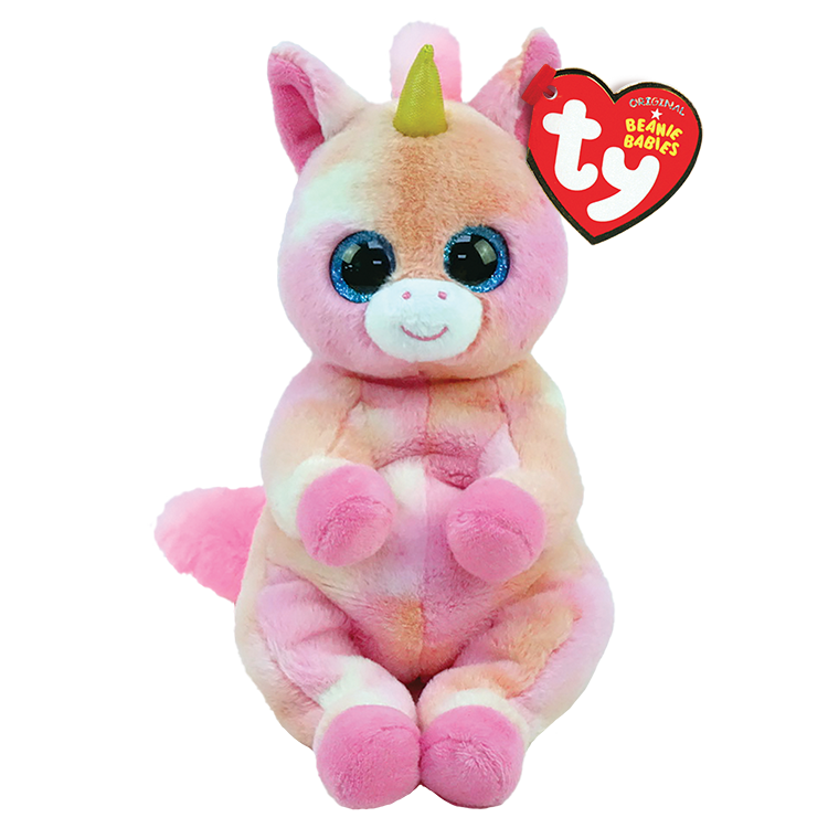 Ty Beanie Bellie Skylar Unicorn Clip