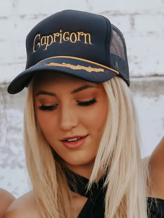 Capricorn Gold Trucker Hat