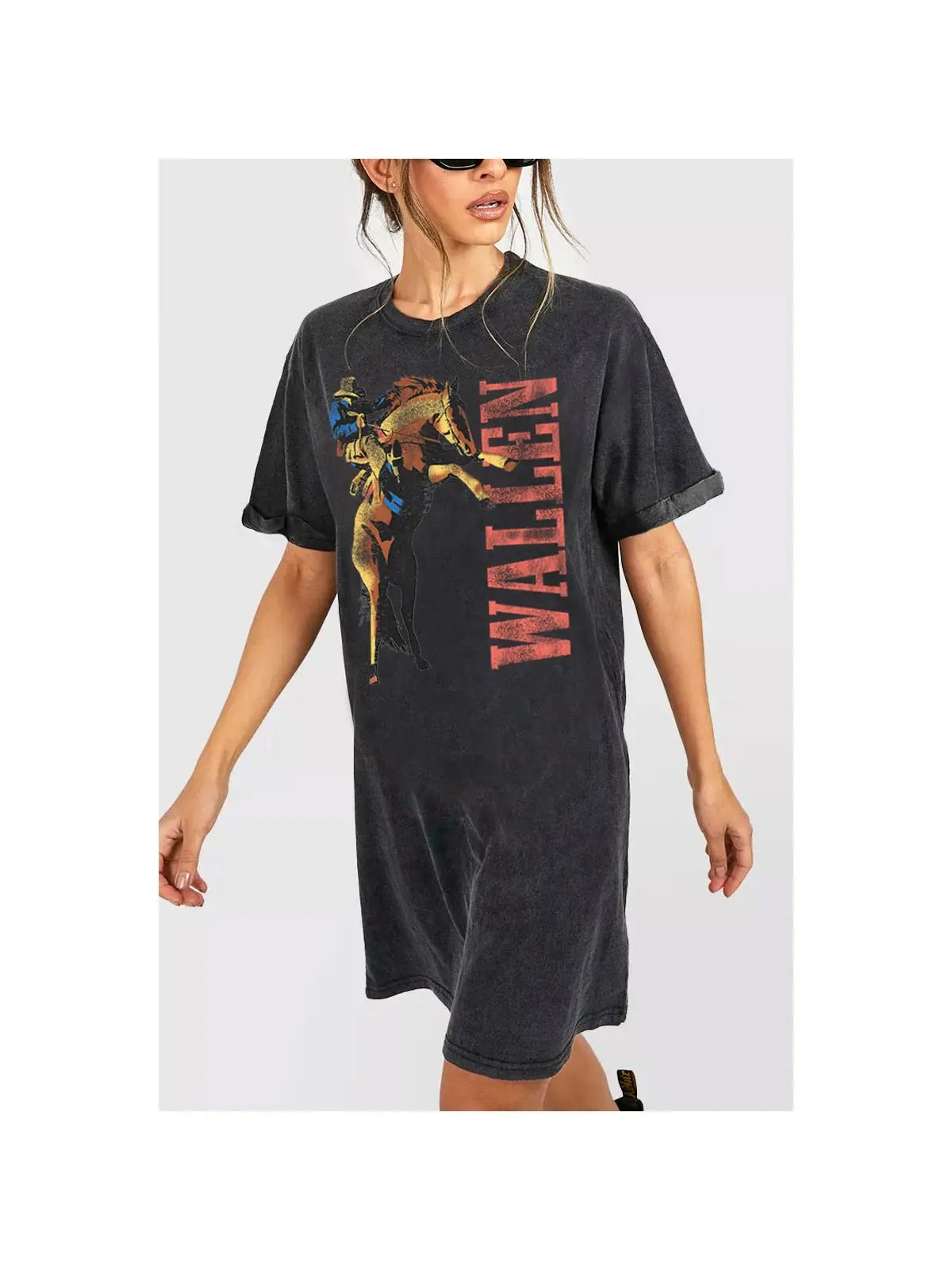Wallen Cowboy Graphic Dress
