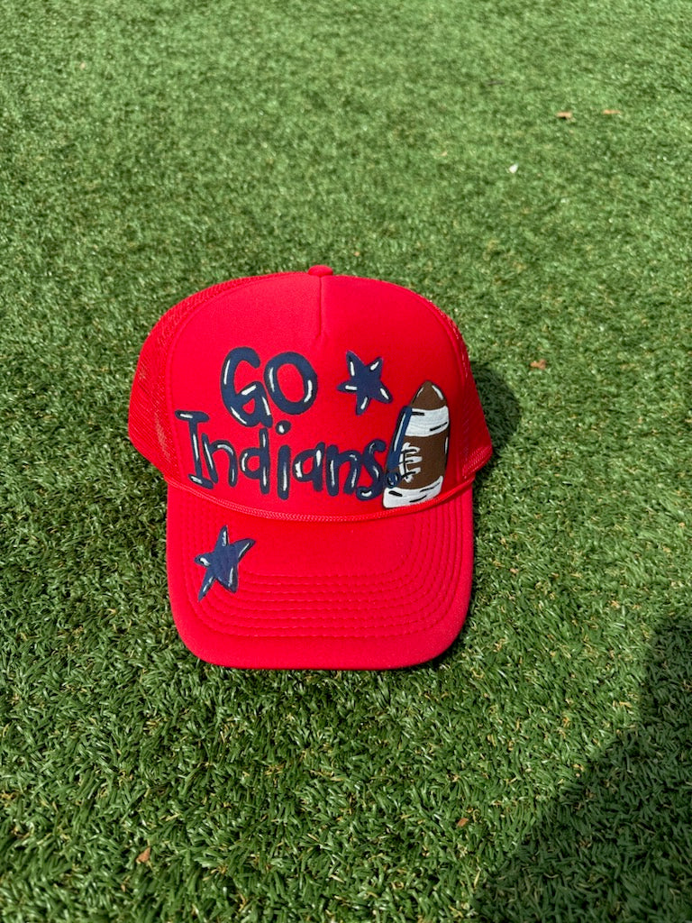 Go Indians Football Trucker Hat