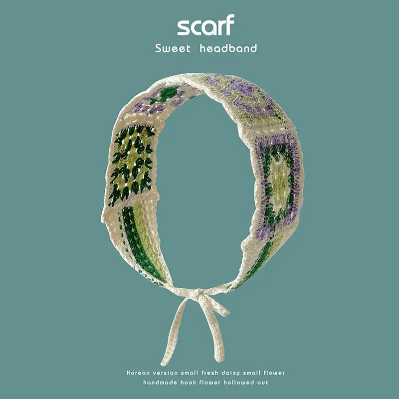 Flower Crochet Headband