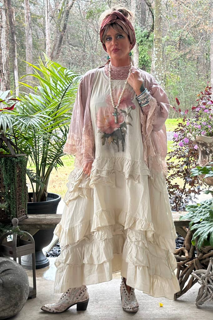 Jaded Gypsy Create Change Dress & Overlay - Parchment
