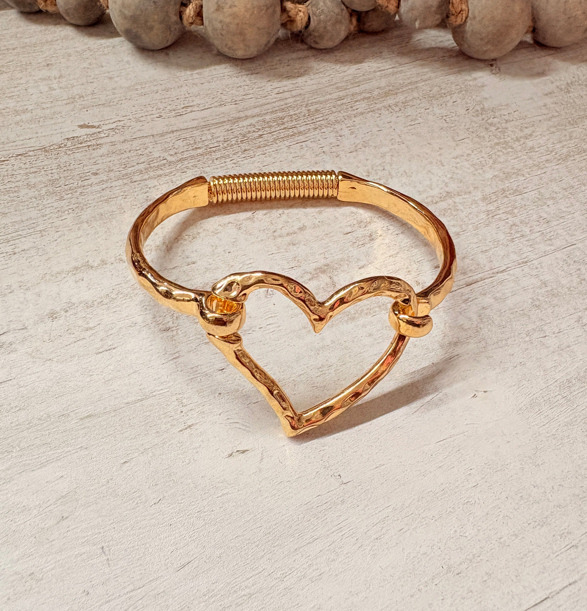 Gold Heart Bracelet