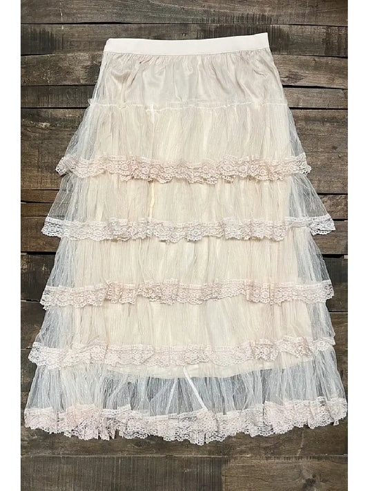 Jaded Gypsy Real Love Skirt - Blush