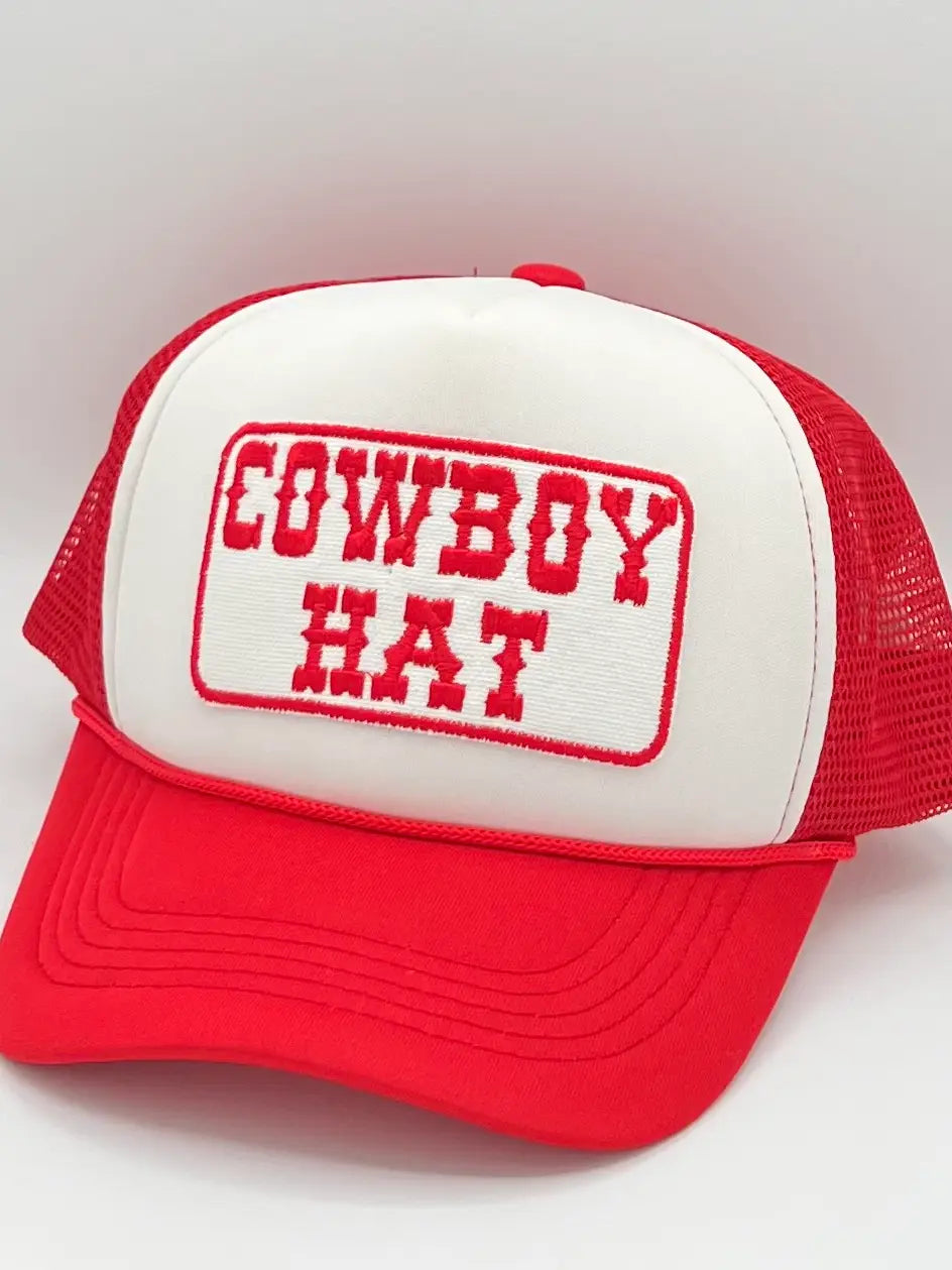 Cowboy Hat Color Foam Trucker Hat