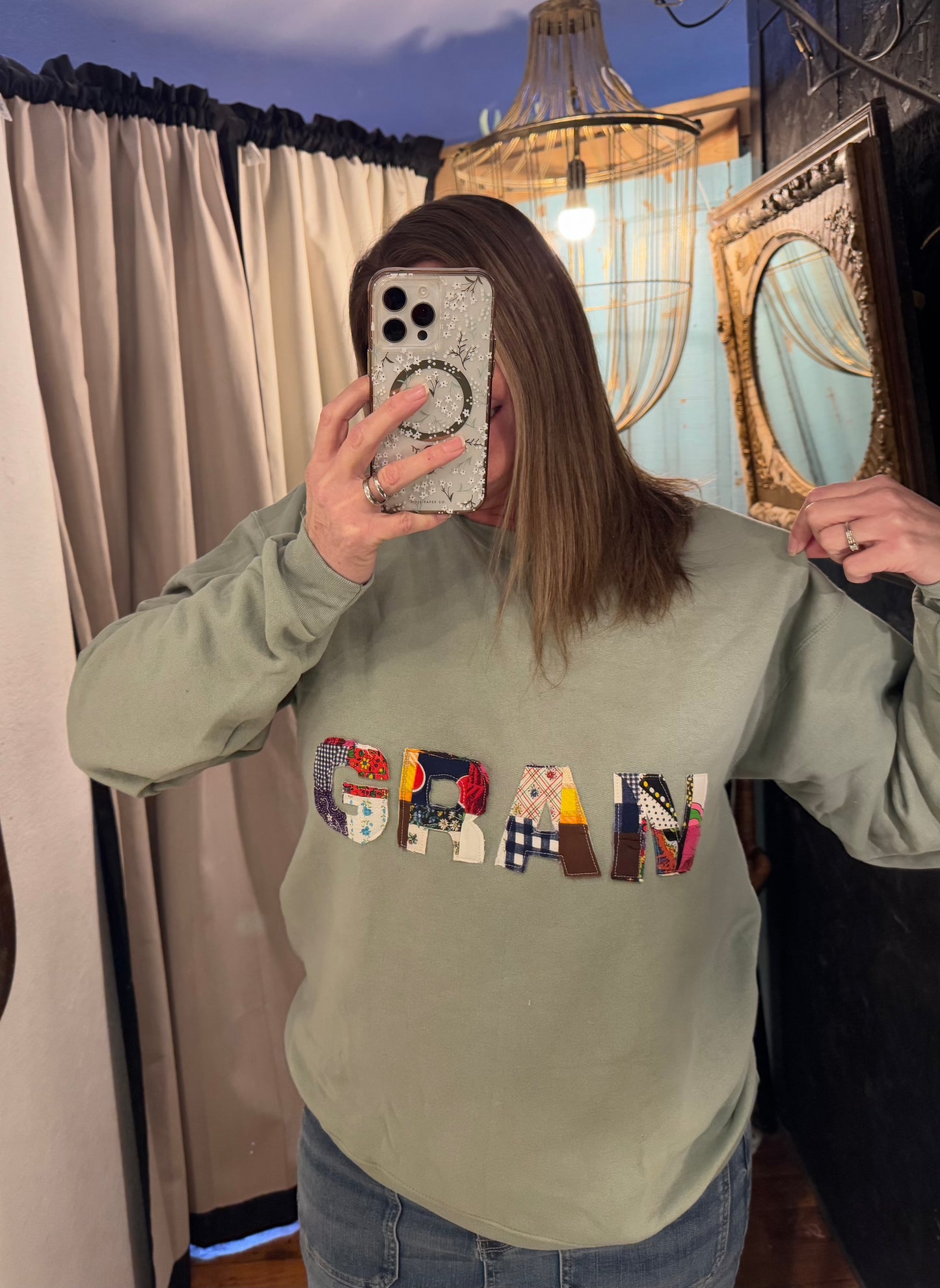 Vintage Quilt GRAN Patchwork Sweatshirt