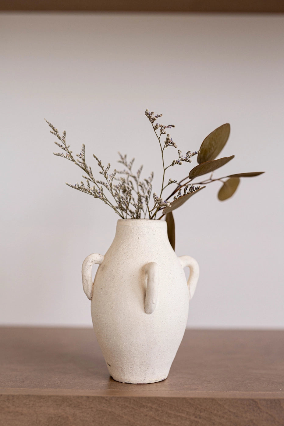 Thassos Four Handle Vase Cream