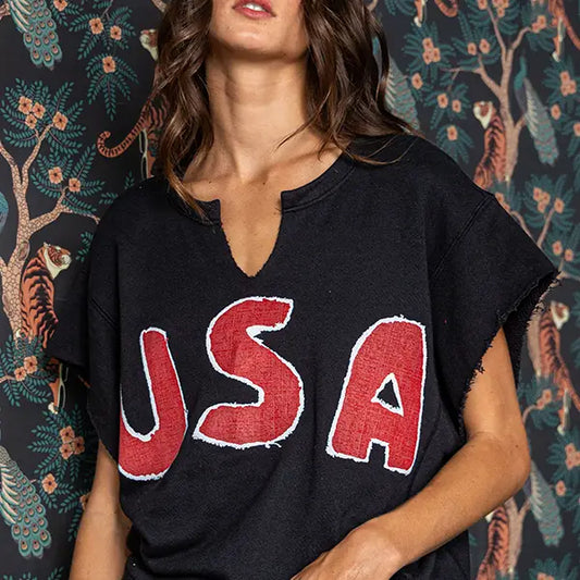 USA Oversized Top