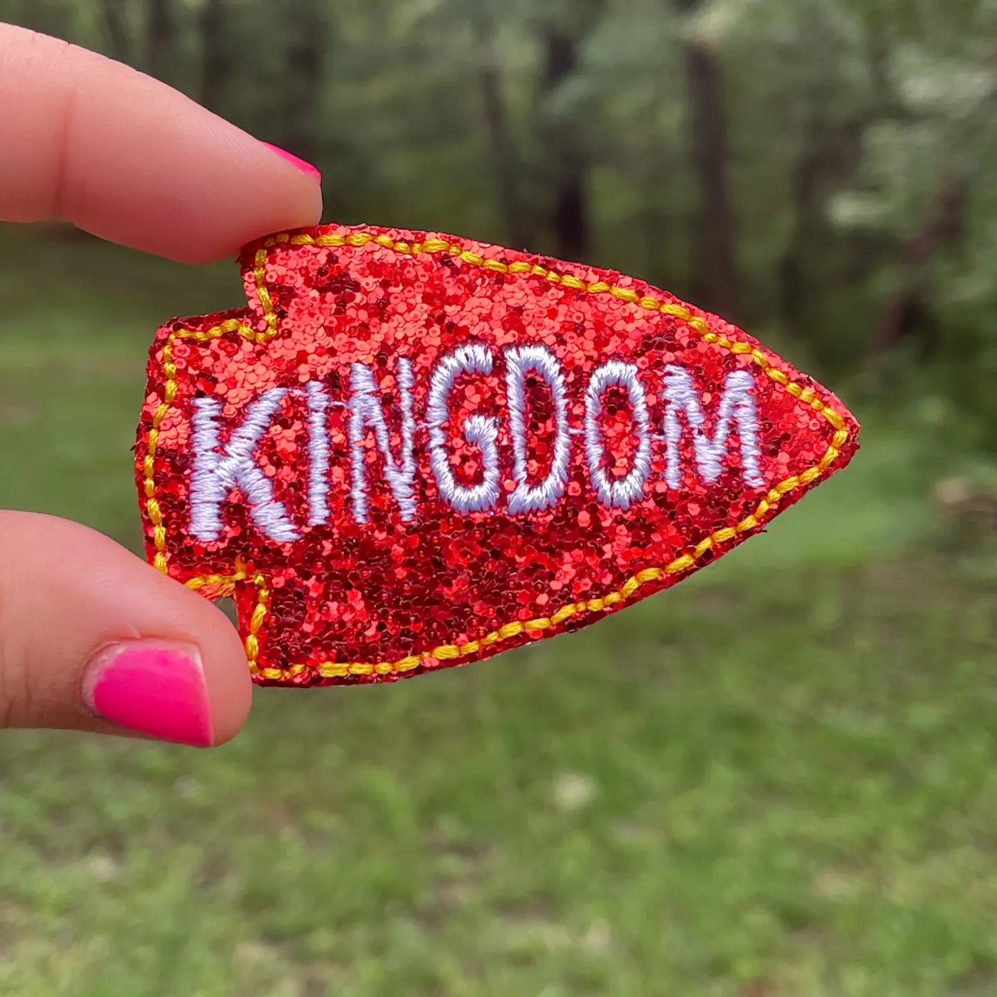 KC Red Kingdom Iron-On Patch