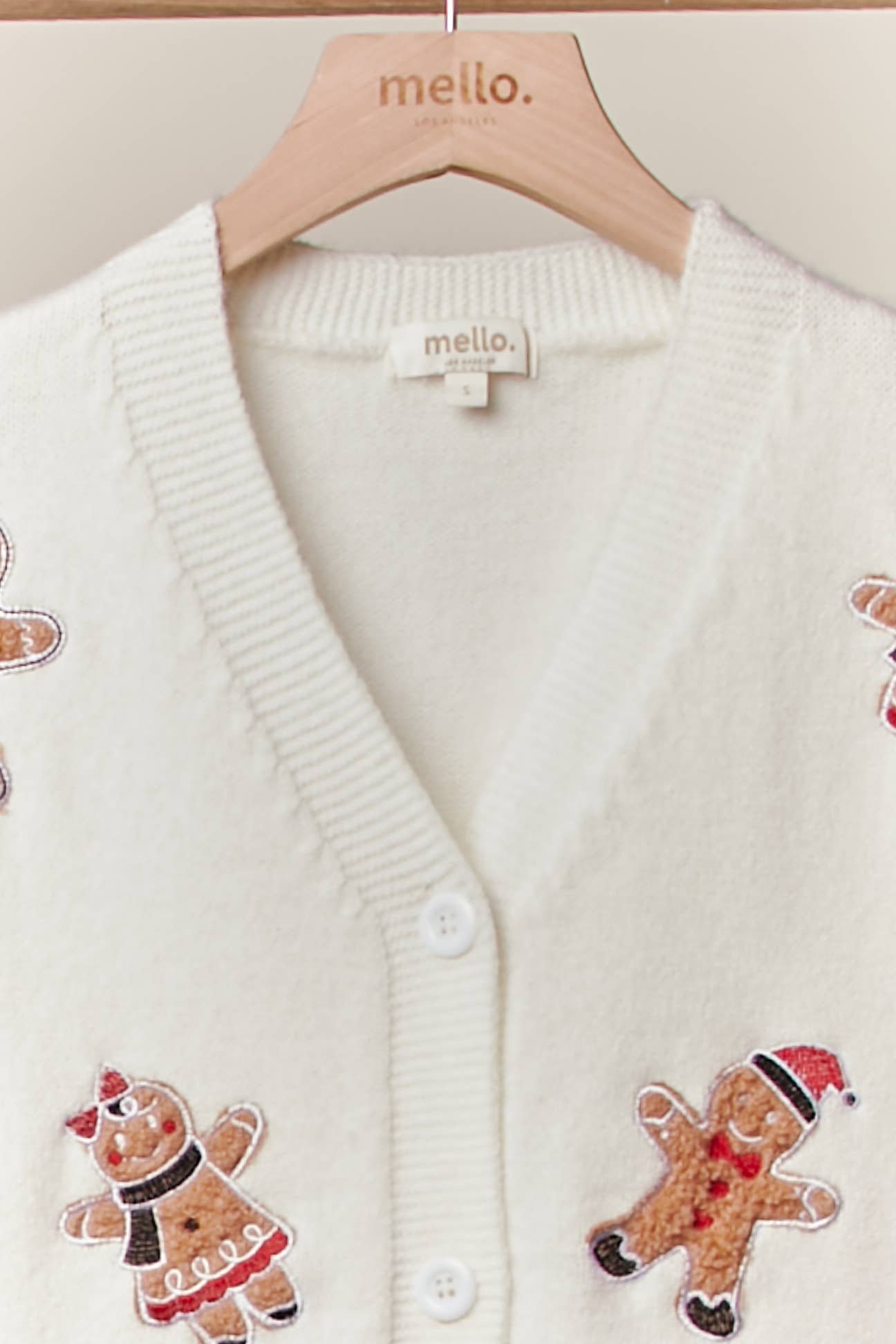 Gingerbread Patch Cardigan