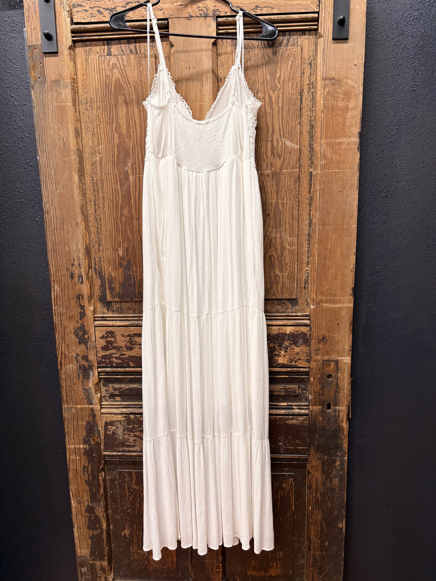 Boho Lattice Maxi Dress
