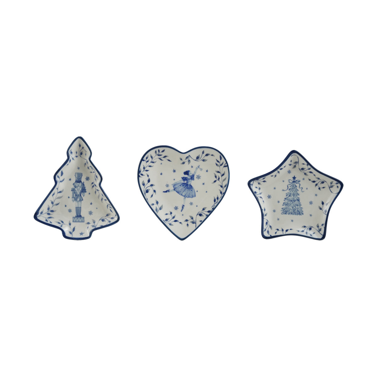 Ceramic Shaped Dish with Holiday Image