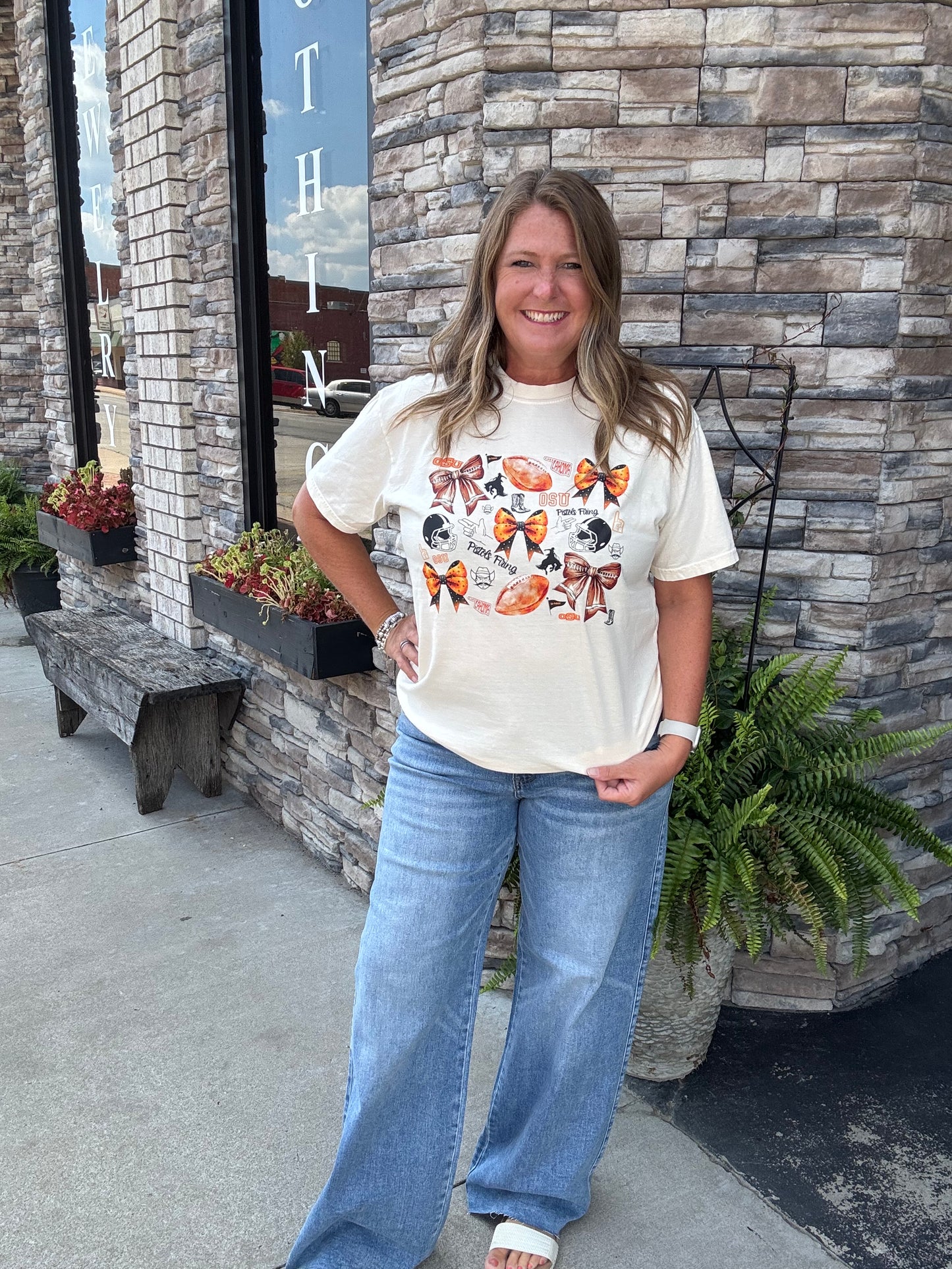 OSU Coquette Bows Graphic Tee