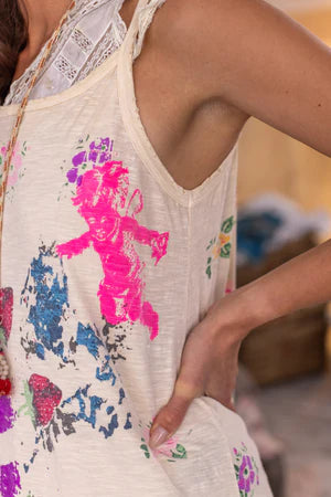 Magnolia Pearl Paola Lana Tank Dress - Spring Joy