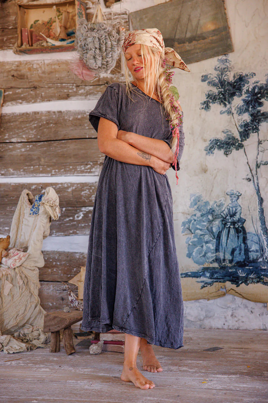Magnolia Pearl Boyfriend Tee Dress - Ozzy