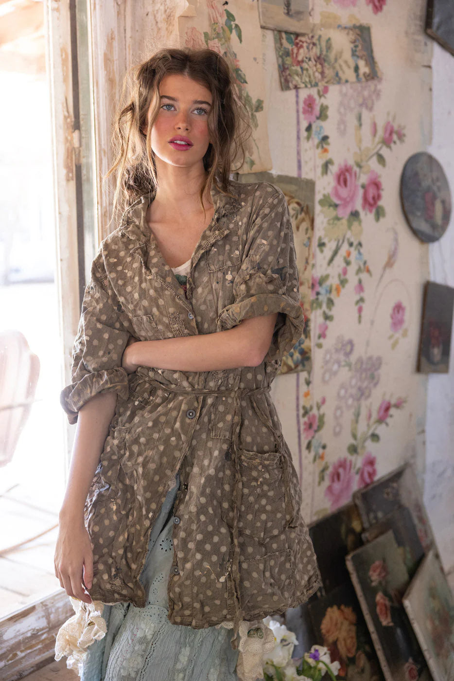 Magnolia Pearl Marguerite Dress - Ember Glow