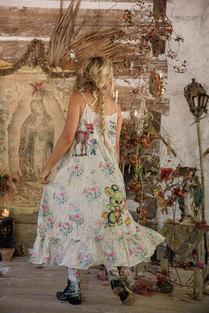 Magnolia Pearl Appliqué Vianney Slip Dress - Bed of Roses