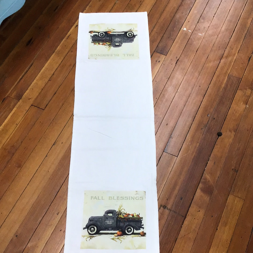 Fall Blessings Table Runner