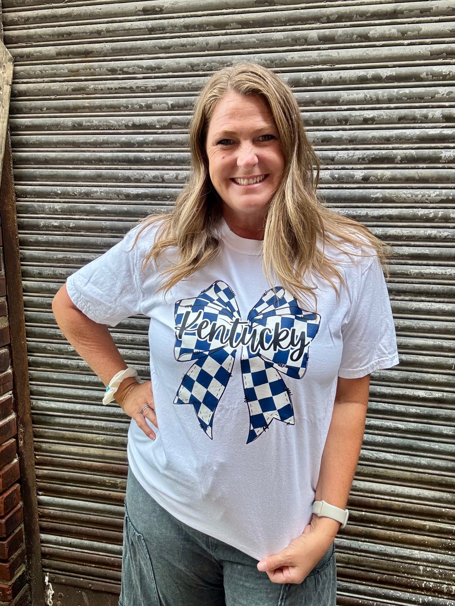 Check Bow Kentucky Tee